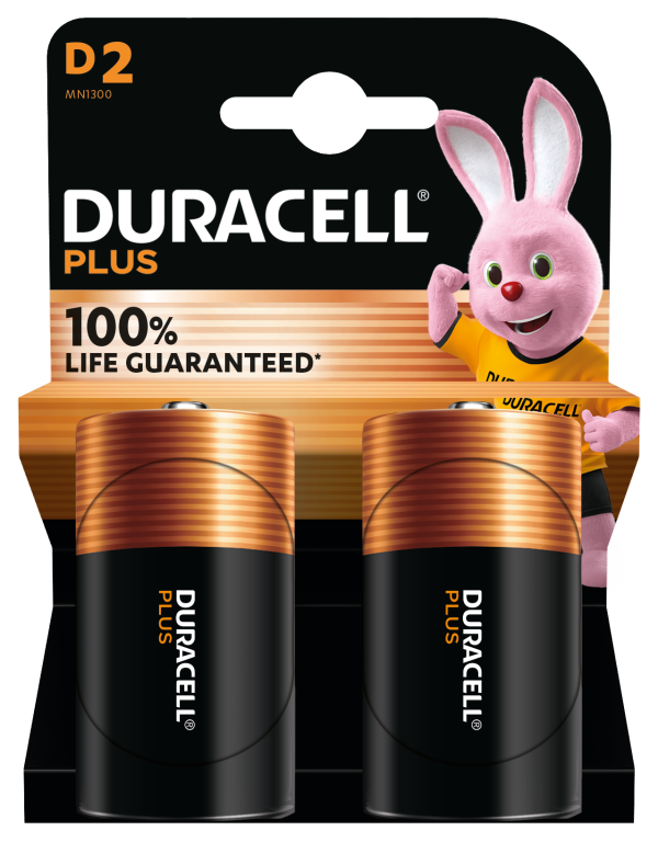 Duracell plus D MN1300 batterij 2 stuks 204506 - 1