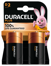 Duracell plus D MN1300 batterij 2 stuks 204506