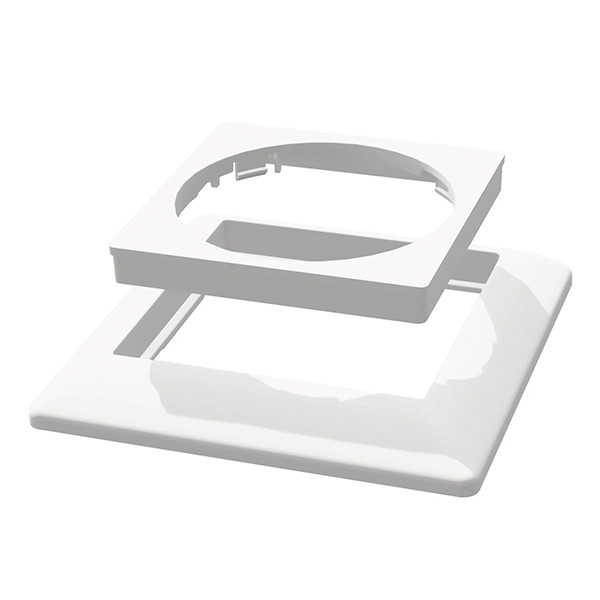 EcoDim Centraalplaat en raamwerk ECO-DIM.22 | Wit LEC00139 - 1