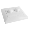 EcoDim Duo dimmerknop incl. centraalplaat en raamwerk | Busch-Jaeger Balance SI | Wit | EcoDim  LEC00087 - 2