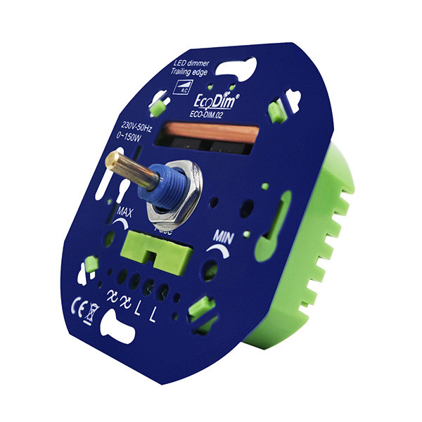 Led dimmer inbouw 0-150W | Fase afsnijding (RC) | EcoDim DIM.02 LEC00003 - 2