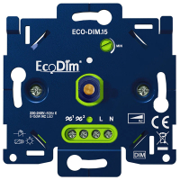 EcoDim Led dimmer inbouw 0-150W | Fase afsnijding (RC) | EcoDim DIM.15  LEC00074