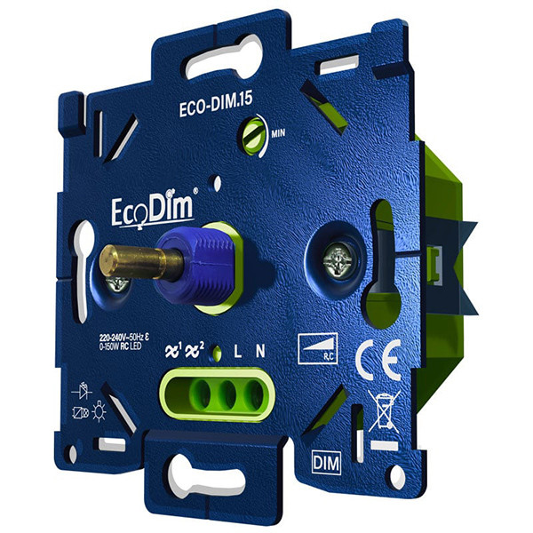 EcoDim Led dimmer inbouw 0-150W | Fase afsnijding (RC) | EcoDim DIM.15  LEC00074 - 2