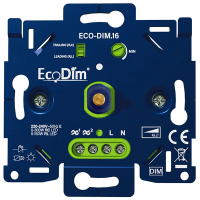 EcoDim Led dimmer inbouw 0-300W | Fase aan- en afsnijding (RLC) | EcoDim DIM.16  LEC00075