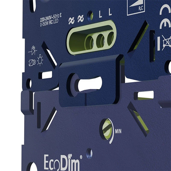 EcoDim Led dimmer inbouw 0-300W | Fase aan- en afsnijding (RLC) | EcoDim DIM.16  LEC00075 - 3