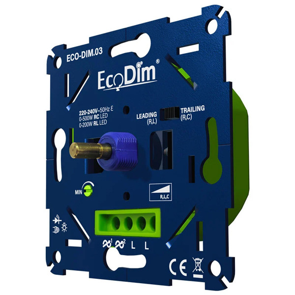 EcoDim Led dimmer inbouw 0-500W | Fase aan- en afsnijding (RLC) | EcoDim DIM.03  LEC00004 - 2