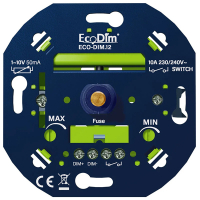EcoDim Led dimmer inbouw 1-10V 50mA | Fase afsnijding (RC) | EcoDim DIM.12  LEC00073