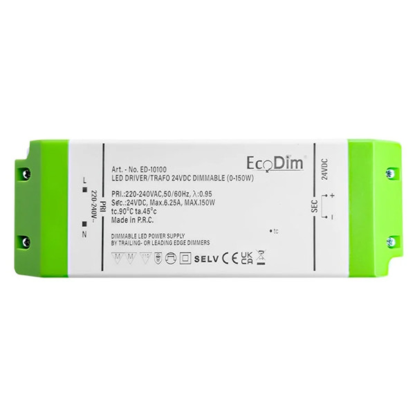 Led driver dimbaar | 0-150W | 24V DC | EcoDim LEC00122 - 1
