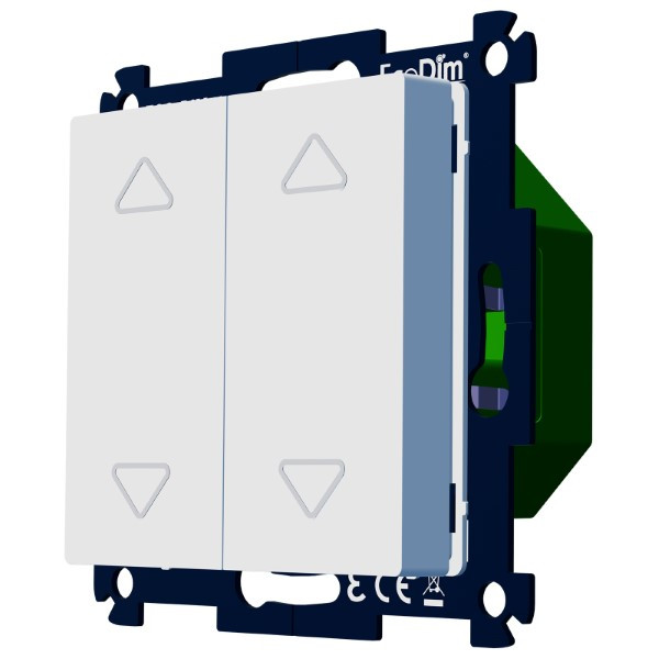 Led duo tastdimmer 2x 0-200W | Fase Af- en Aansnijding (RLC) | EcoDim ECO-DIM.19 LEC00127 - 2