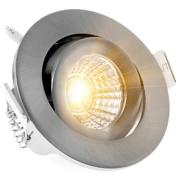 EcoDim Led inbouwspot | Nikkel | Rond | 2000-3000K | Ø 62 mm | 5W | EcoDim  LEC00058 - 1