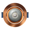 EcoDim Led inbouwspot | Rond | 2000-3000K | Koper | Ø 75mm | IP54 | Dimbaar | 5W of 7W LEC00108 - 3