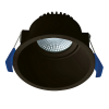 EcoDim Led inbouwspot | Rond | 2000-3000K | Zwart | Ø 90mm | IP54 | Dimbaar | 7W LEC00111 - 1