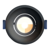 EcoDim Led inbouwspot | Rond | 2000-3000K | Zwart | Ø 90mm | IP54 | Dimbaar | 7W LEC00111 - 2