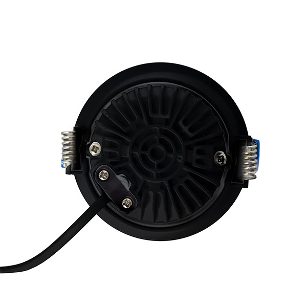 EcoDim Led inbouwspot | Rond | 2000-3000K | Zwart | Ø 90mm | IP54 | Dimbaar | 7W LEC00111 - 5
