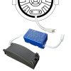 EcoDim Led inbouwspot | Rond | 2700-4000K | Nikkel | Ø 68mm | IP65 | Dimbaar | 5W LEC00116 - 4