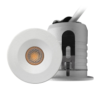 EcoDim Led inbouwspot | Rond | 2700K | Wit | Ø 28mm | IP67 | Dimbaar | 3W LEC00117