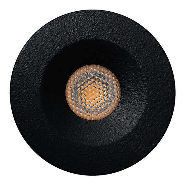 EcoDim Led inbouwspot | Rond | 2700K | Zwart | Ø 28mm | IP67 | Dimbaar | 3W LEC00118 - 3