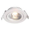 Led inbouwspot | Wit | Rond | 2700K | Ø 85mm | IP54 | 5W | EcoDim 