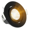 Led inbouwspot | Zwart | Rond | 2000-3000K  | Ø 62 mm | 5W | EcoDim