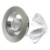 Led meubelspot | Nikkel | Rond | 2700K | Ø 62mm | 3W | EcoDim