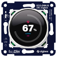 Led slimme dimmer inbouw 250W | Fase afsnijding (RC) | EcoDim ECO-DIM.22 | Wit LEC00134