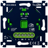 Led tastdimmer 0-250W | Fase Af- en Aansnijding (RLC) | EcoDim ECO-DIM.18 LEC00125