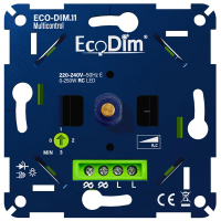 EcoDim Multicontrol led dimmer 0-250W | Fase Afsnijding (RC) | EcoDim DIM.11  LEC00040