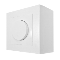 Opbouwdoos incl. dimmerknop | Wit | EcoDim LEC00130