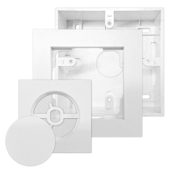 Opbouwdoos incl. dimmerknop | Wit | EcoDim LEC00130 - 2