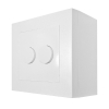 Opbouwdoos incl. duo dimmerknop | Wit | EcoDim LEC00131 - 1