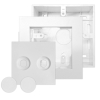 Opbouwdoos incl. duo dimmerknop | Wit | EcoDim LEC00131 - 2