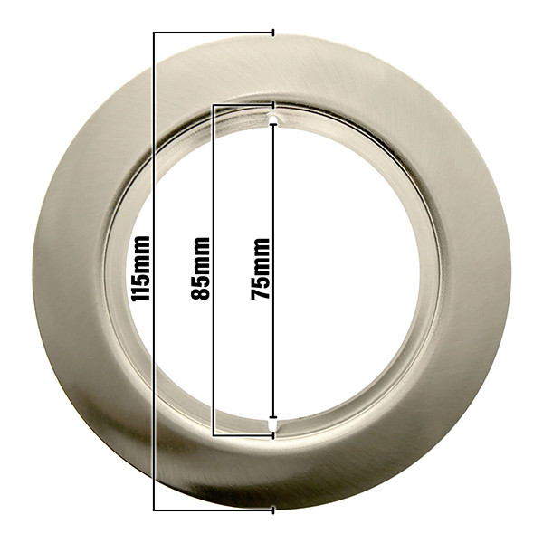 EcoDim Opvulring voor inbouwspots | Rond | RVS | EcoDim  LEC00090 - 2