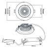 EcoDim Smart inbouwspot | RGB + 2700-6000K | Wit | Ø 75mm | IP54 | Zigbee | 6W LEC00112 - 5