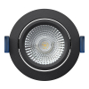EcoDim Smart inbouwspot | RGB + 2700-6000K | Zwart | Ø 75mm | IP54 | Zigbee | 6W LEC00113 - 3