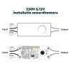 EcoDim Snoerdimmer led 0-50W | Wit | Fase afsnijding (RC) | EcoDim DIM.08  LEC00011 - 4