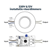 EcoDim Vloerdimmer led 0-50W | Wit | Fase afsnijding (RC) | EcoDim DIM.09  LEC00009 - 6