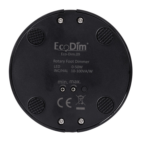 EcoDim Vloerdimmer led 0-50W | Zwart | Fase afsnijding (RC) | EcoDim DIM.09  LEC00008 - 3