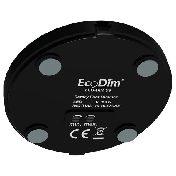EcoDim Vloerdimmer led 0-50W | Zwart | Fase afsnijding (RC) | EcoDim DIM.09  LEC00008 - 3