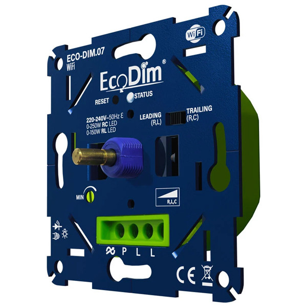 EcoDim WiFi dimmer led 0-250W | Fase aan- en afsnijding (RLC) | EcoDim DIM.07  LEC00039 - 2