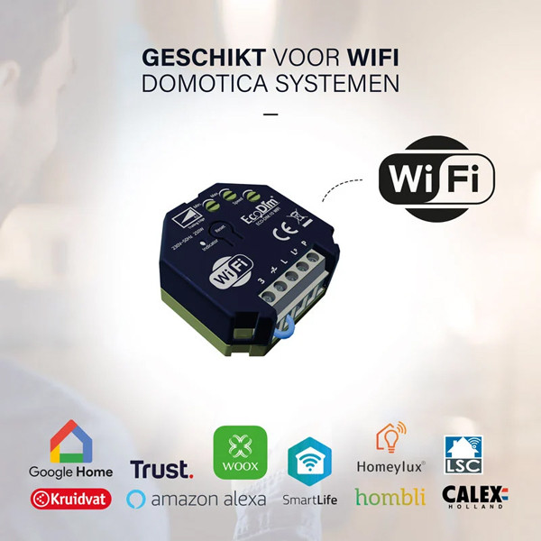 EcoDim WiFi dimmer module 0-200W | Fase afsnijding (RC) | EcoDim DIM.10  LEC00065 - 4