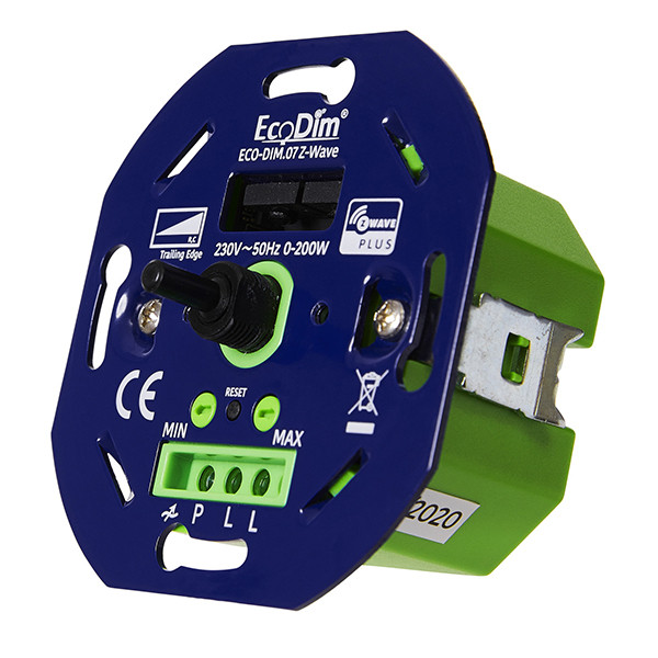 EcoDim Z-Wave dimmer inbouw 0-200W | Fase afsnijding (RC) | EcoDim DIM.07 Pro  LEC00025 - 4