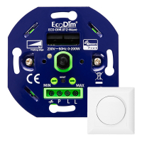 EcoDim Z-Wave dimmer inbouw 0-200W | Fase afsnijding (RC) | EcoDim DIM.07 Pro  LEC00025