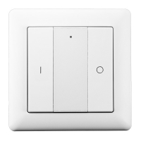 Zigbee draadloze schakelaar | 1 groep | Wit | EcoDim