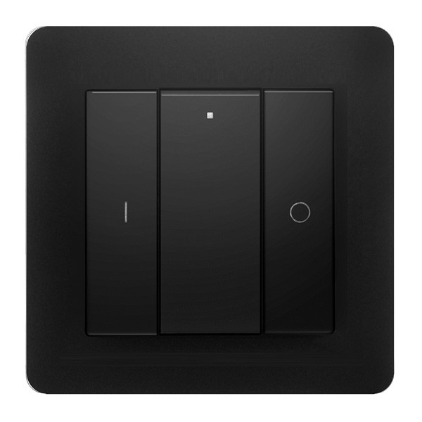 Zigbee draadloze schakelaar | 1 groep | Zwart | EcoDim LEC00013 - 1