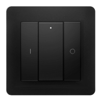 Zigbee draadloze schakelaar | 1 groep | Zwart | EcoDim