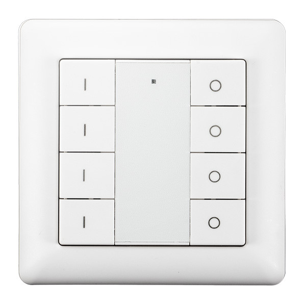 Zigbee draadloze schakelaar | 4 groepen | Wit | EcoDim LEC00016 - 1