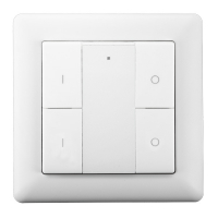 EcoDim Zigbee draadloze schakelaar voor 2 groepen (Wit, EcoDim)  LEC00014