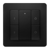 EcoDim Zigbee draadloze schakelaar voor 2 groepen (Zwart, EcoDim)  LEC00015