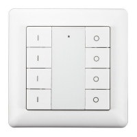 EcoDim Zigbee draadloze schakelaar voor 4 groepen (Wit, EcoDim)  LEC00016