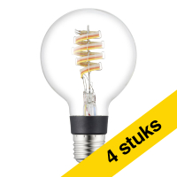 Aanbieding: 4x Eglo Smart lamp E27 | Globe G80 | Helder | RGB + 3000K | Zigbee | 7.5W